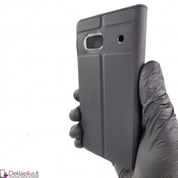 Dux Ducis Skin Pro dirbtinės odos dėklas - juodas (Google Pixel 7A)